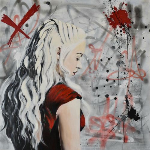 Daenerys_Targaryen_4MP-07be2e38 Contemporary mixed media artist, creating colorful, uplifting art.