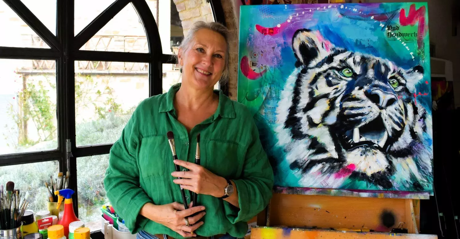 Bianca Lever voor schilderij