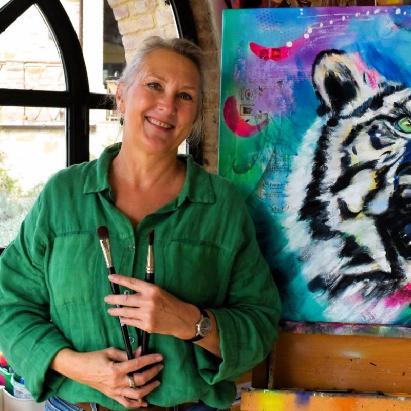 Bianca Lever voor schilderij